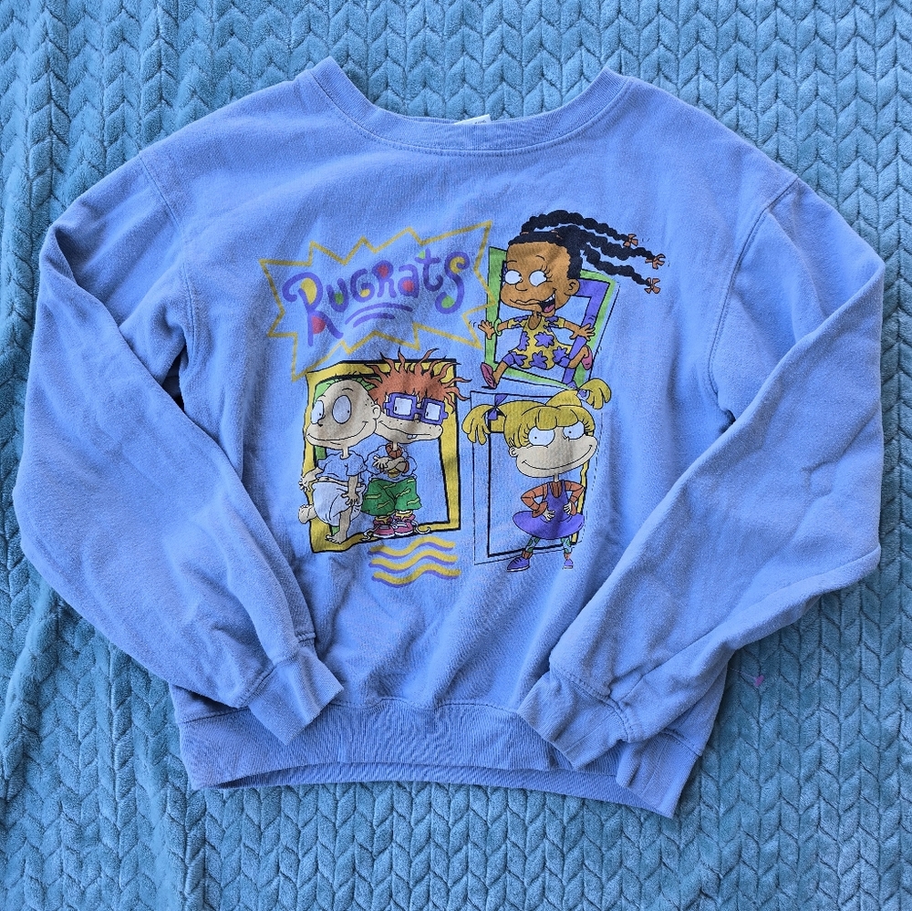 Nickelodeon XS Blue Rugrats Sweater
